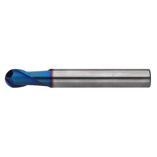 8x10x8x63 2FL Ball Endmill for Hard Machining, PowerN
